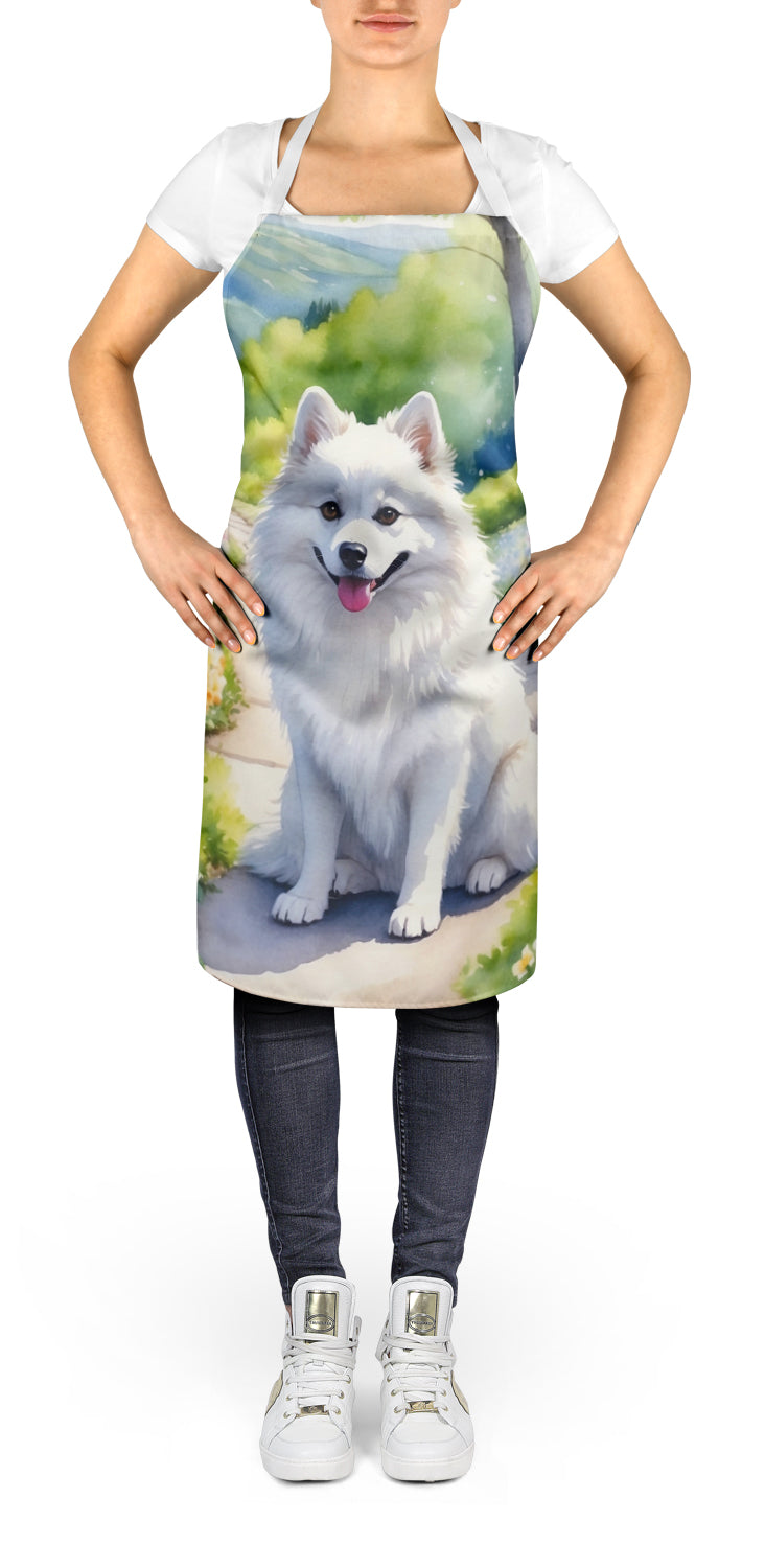 American Eskimo Spring Garden Apron