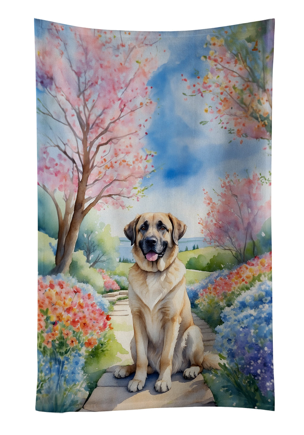 Buy this Anatolian Shepherd Spring Garden Kitchen Towel