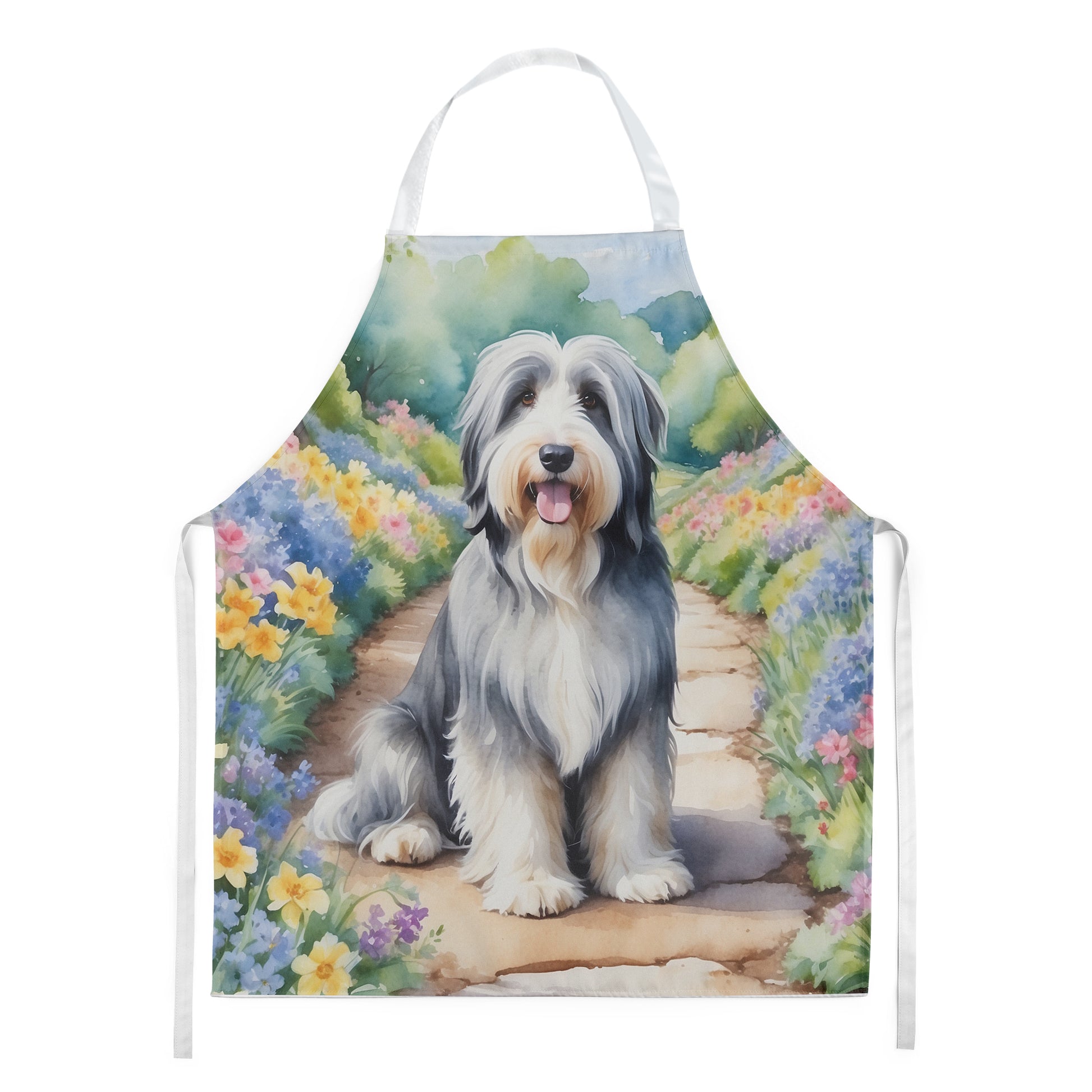 Buy this Bearded Collie Spring Garden Apron