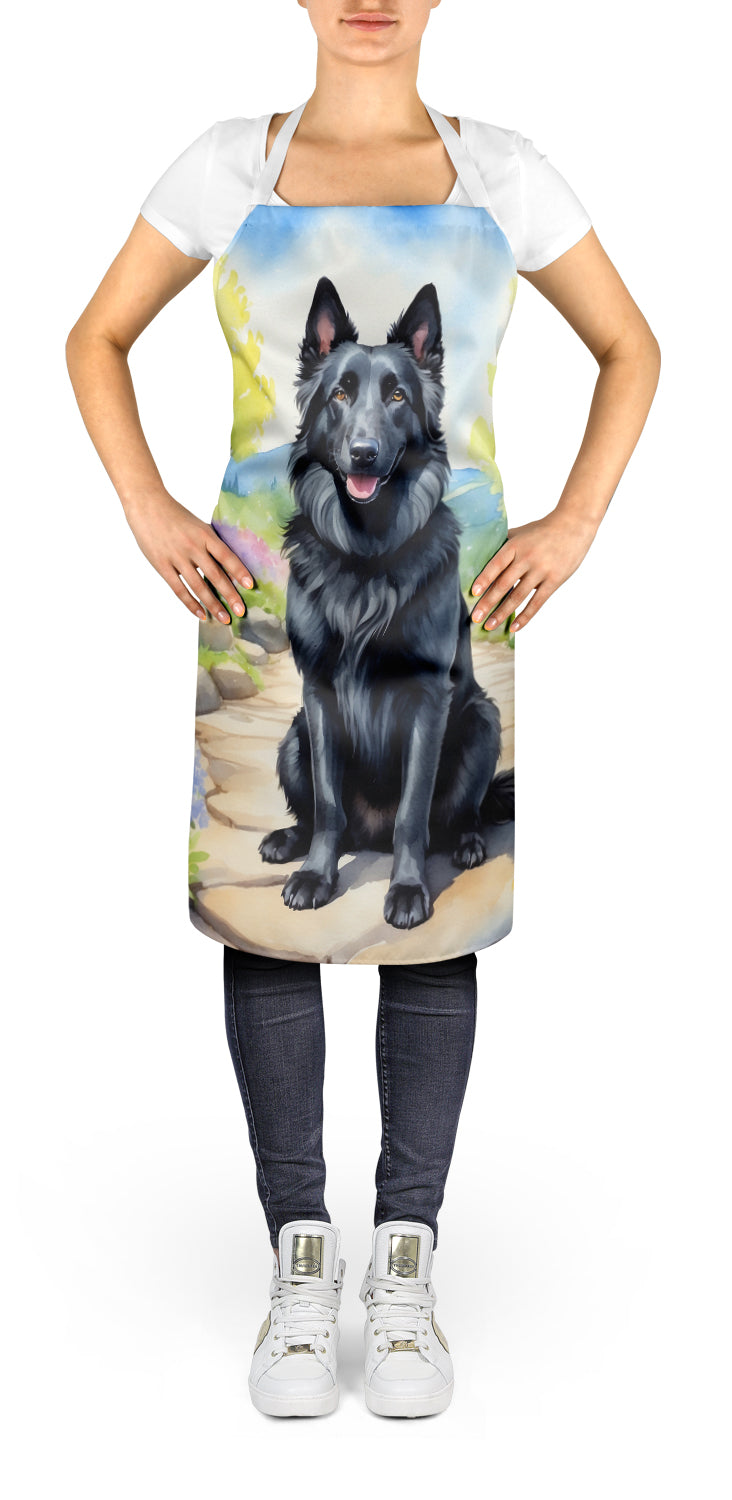 Belgian Sheepdog Spring Path Apron