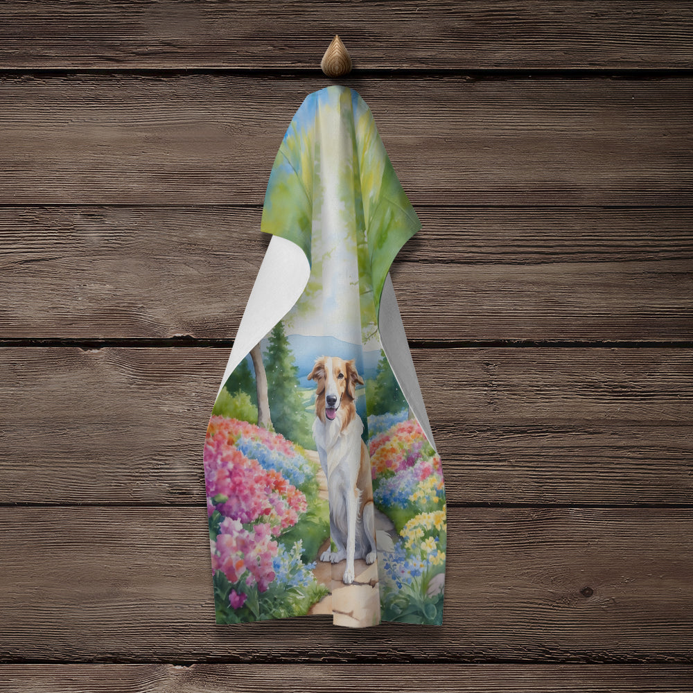 Borzoi Spring Path Kitchen Towel