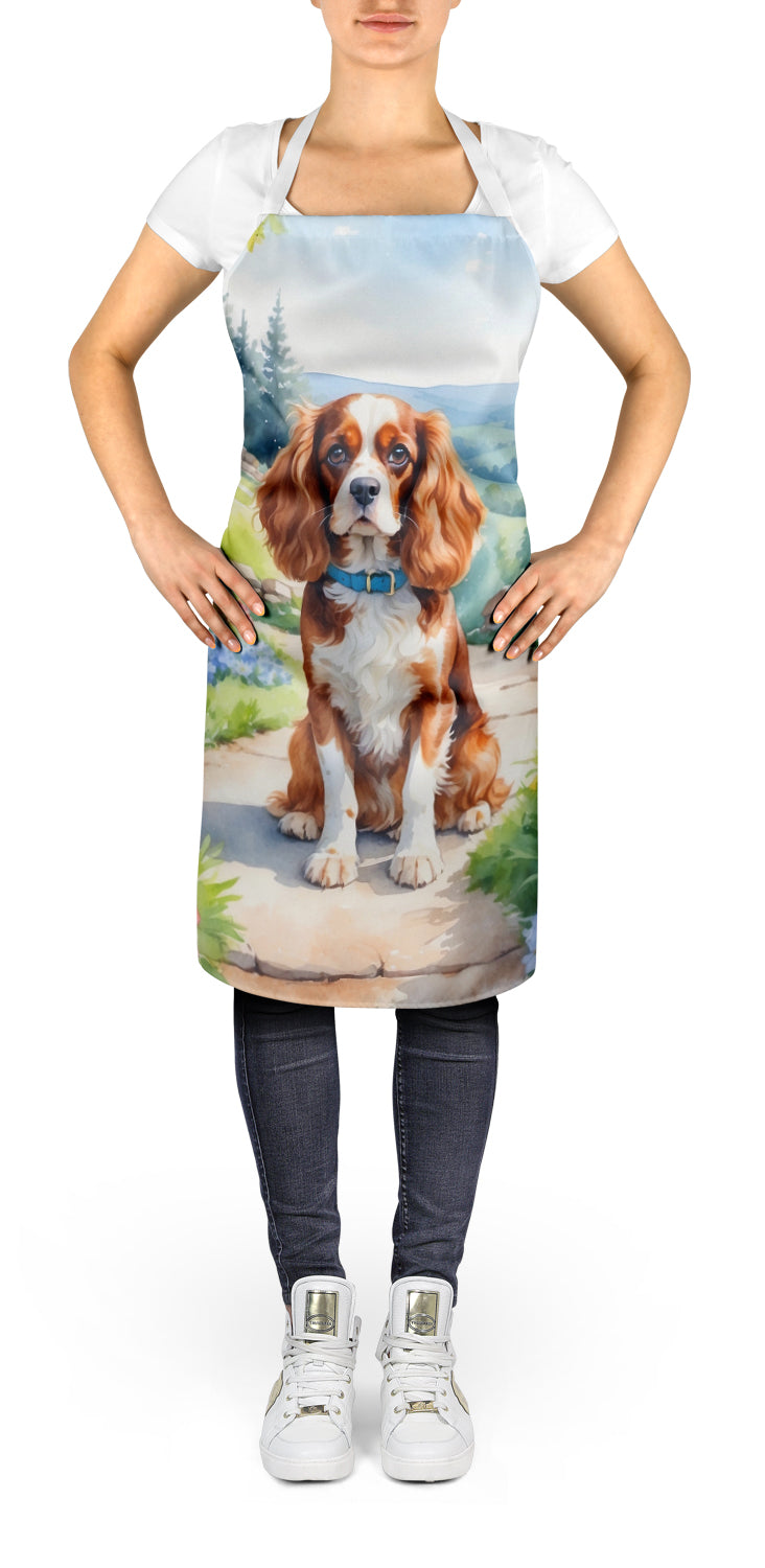 Cavalier Spaniel Spring Path Apron