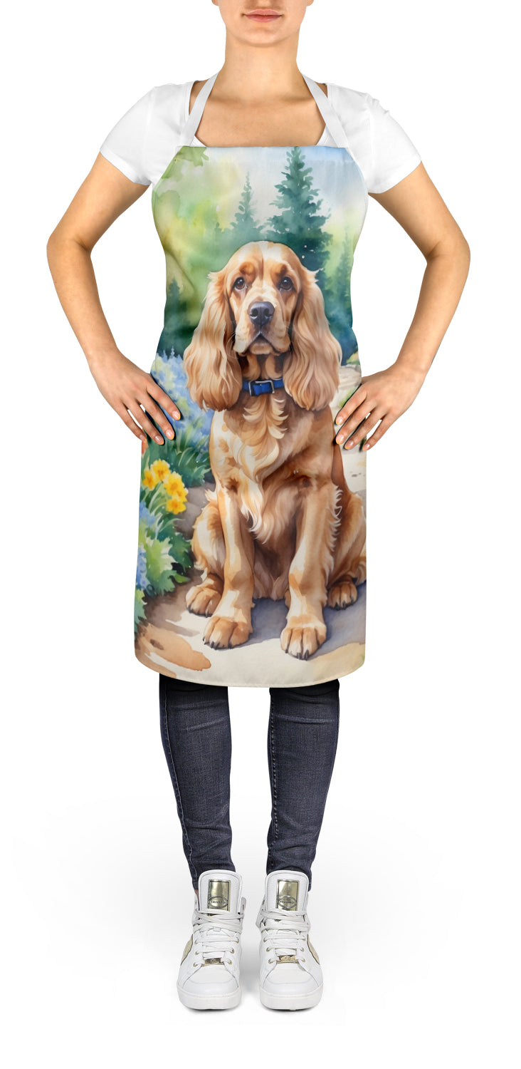 Cocker Spaniel Spring Path Apron