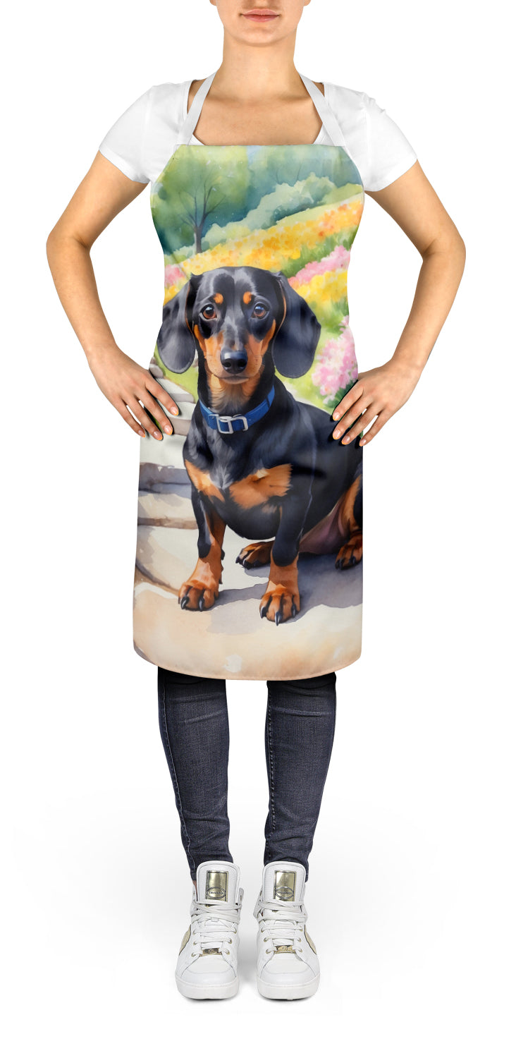 Dachshund Spring Path Apron