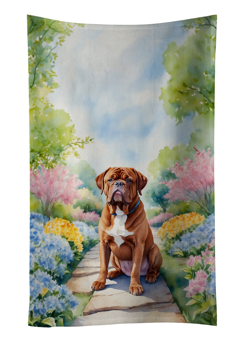 Buy this Dogue de Bordeaux Spring Path Kitchen Towel