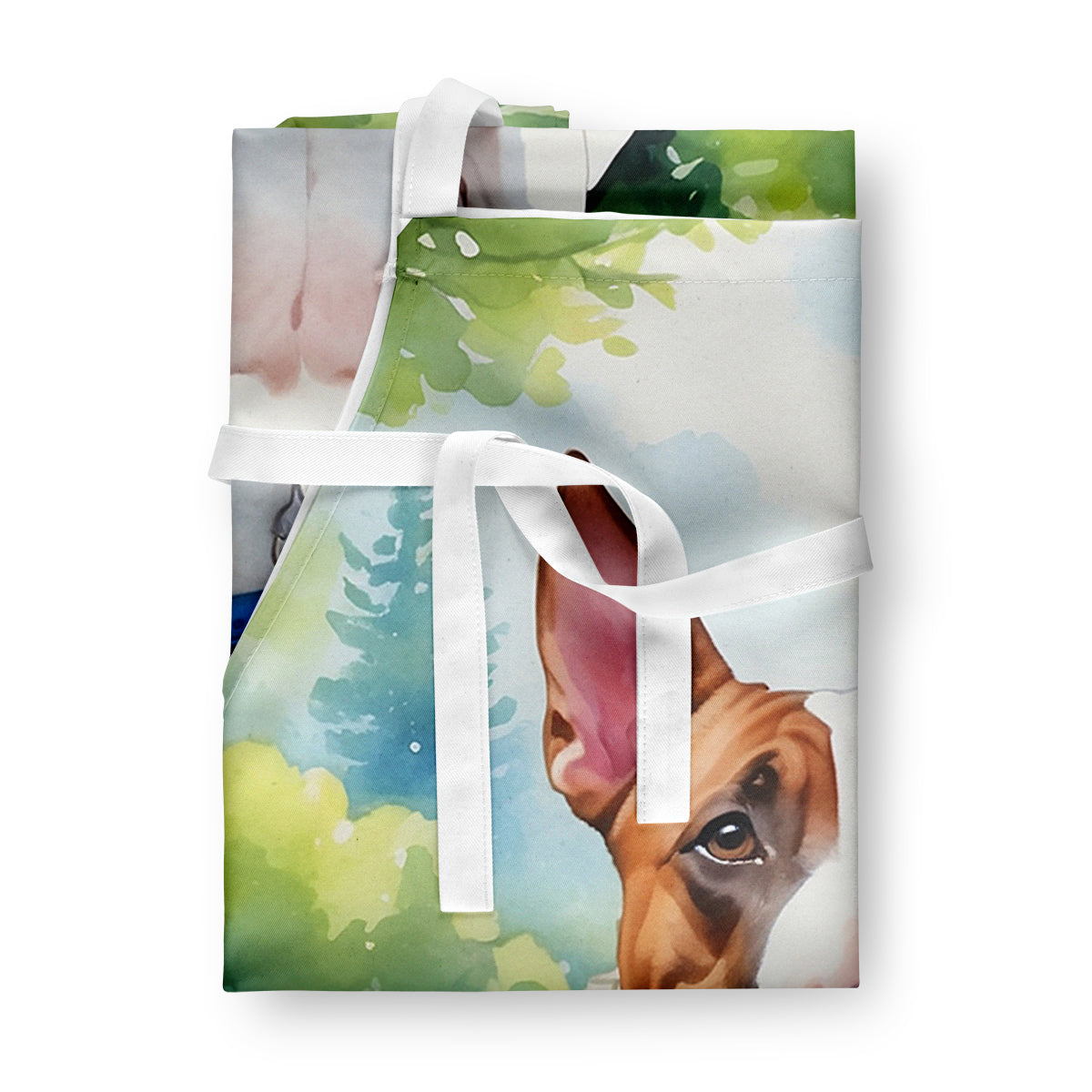 English Bull Terrier Spring Path Apron