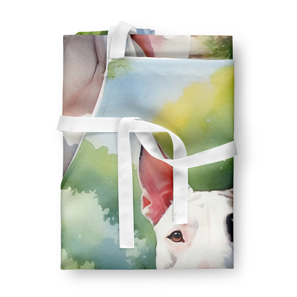 English Bull Terrier Spring Path Apron