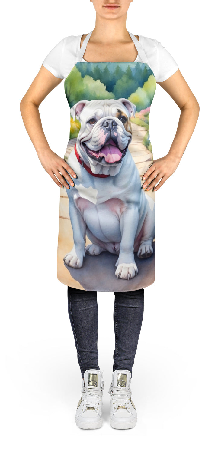 English Bulldog Spring Path Apron