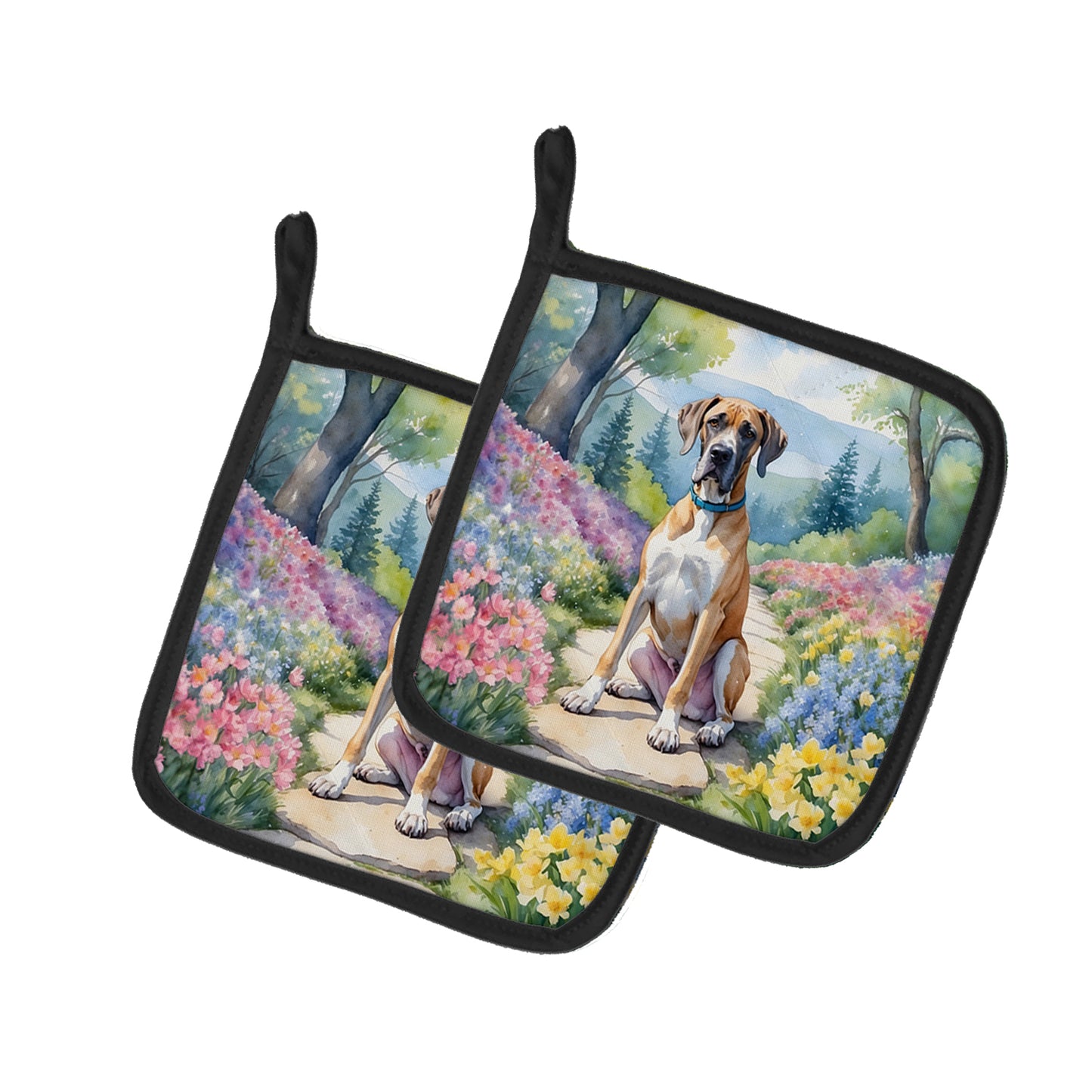 Buy this Great Dane Spring Path Pair of Pot Holders