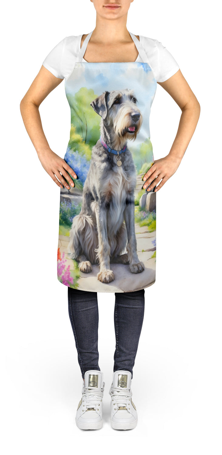 Irish Wolfhound Spring Path Apron