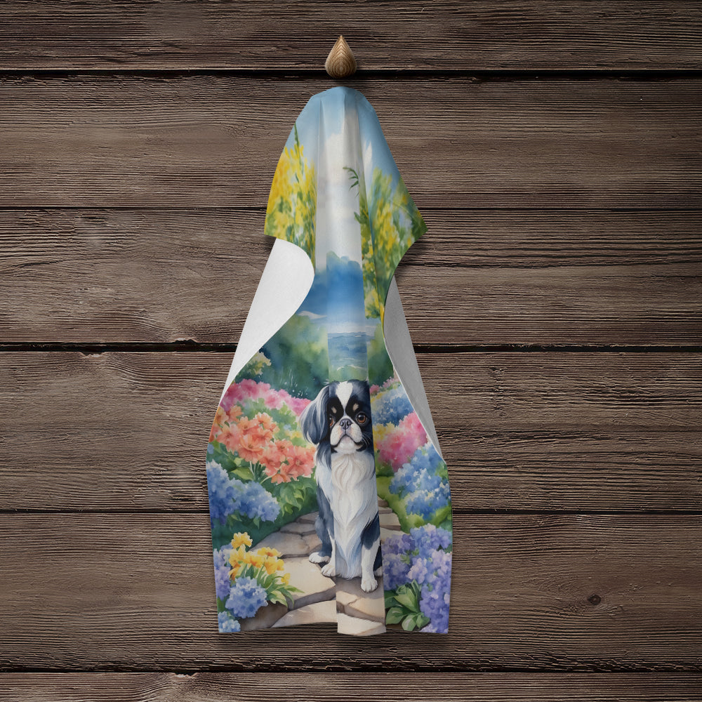 Japanese Chin Spring Path Kitchen Towel