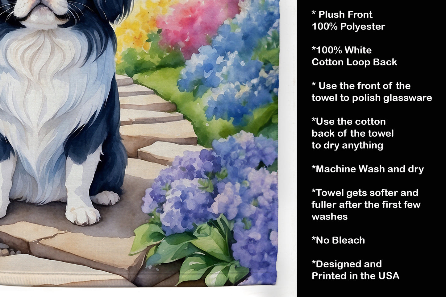 Japanese Chin Spring Path Kitchen Towel