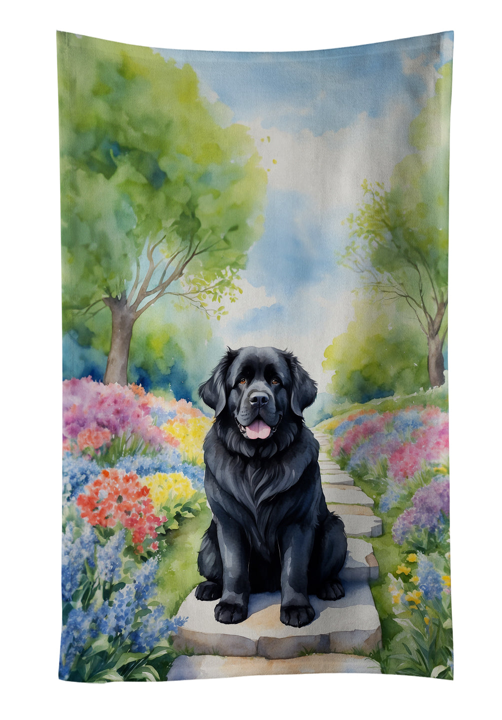 Buy this Newfoundland Spring Path Kitchen Towel