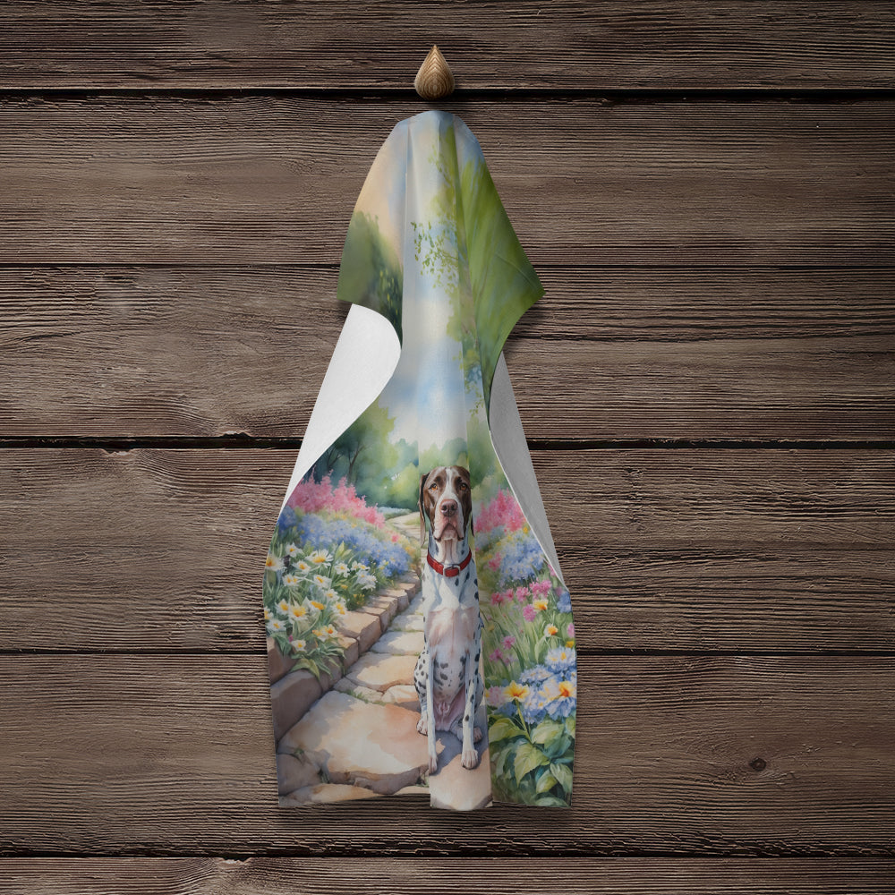 Pointer Spring Path Kitchen Towel