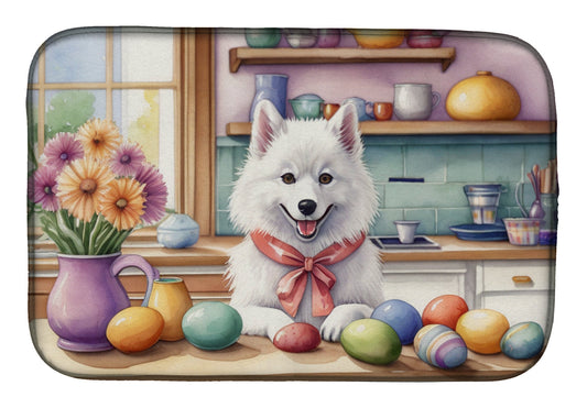 Buy this Decorating Easter American Eskimo Dish Drying Mat