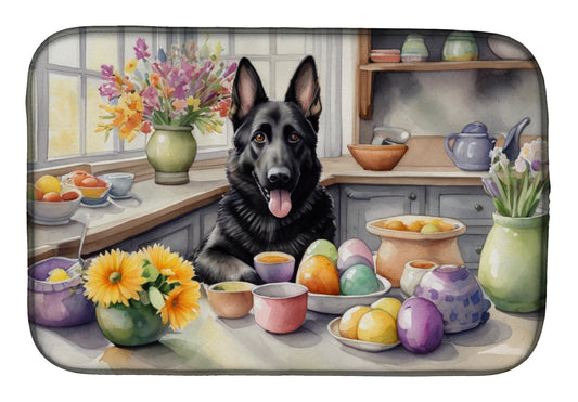 Buy this Decorating Easter German Shepherd Dish Drying Mat