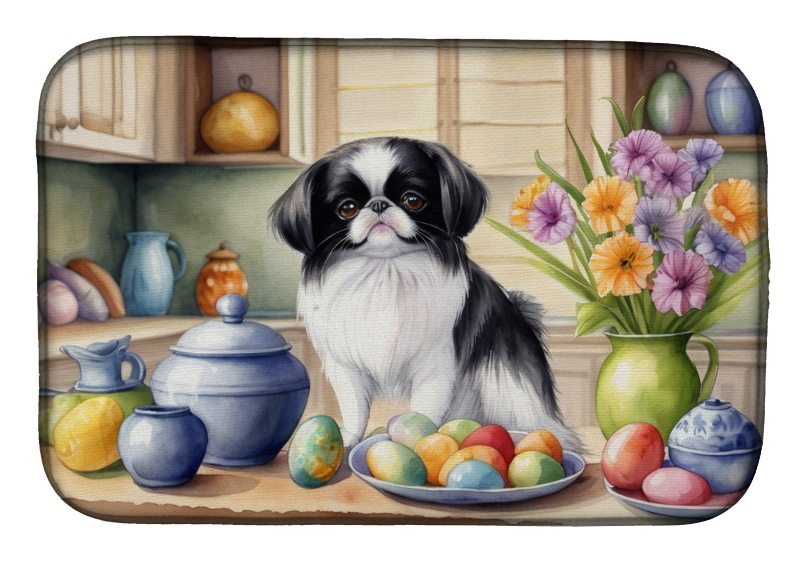 Buy this Decorating Easter Japanese Chin Dish Drying Mat