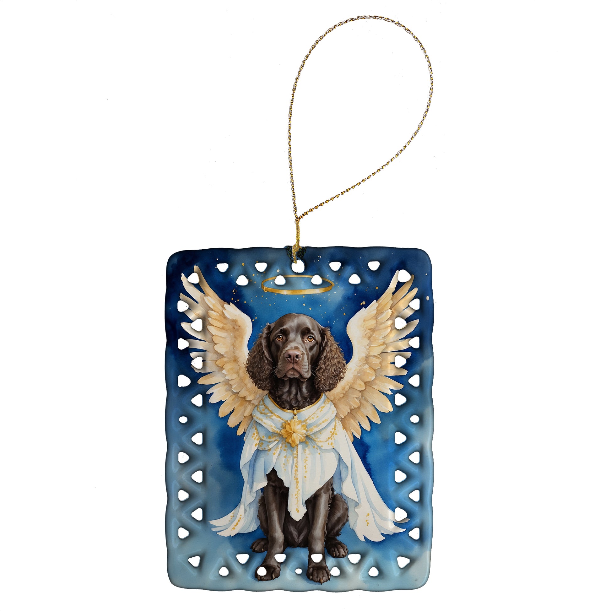 Buy this American Water Spaniel My Angel Porcelain Ornament