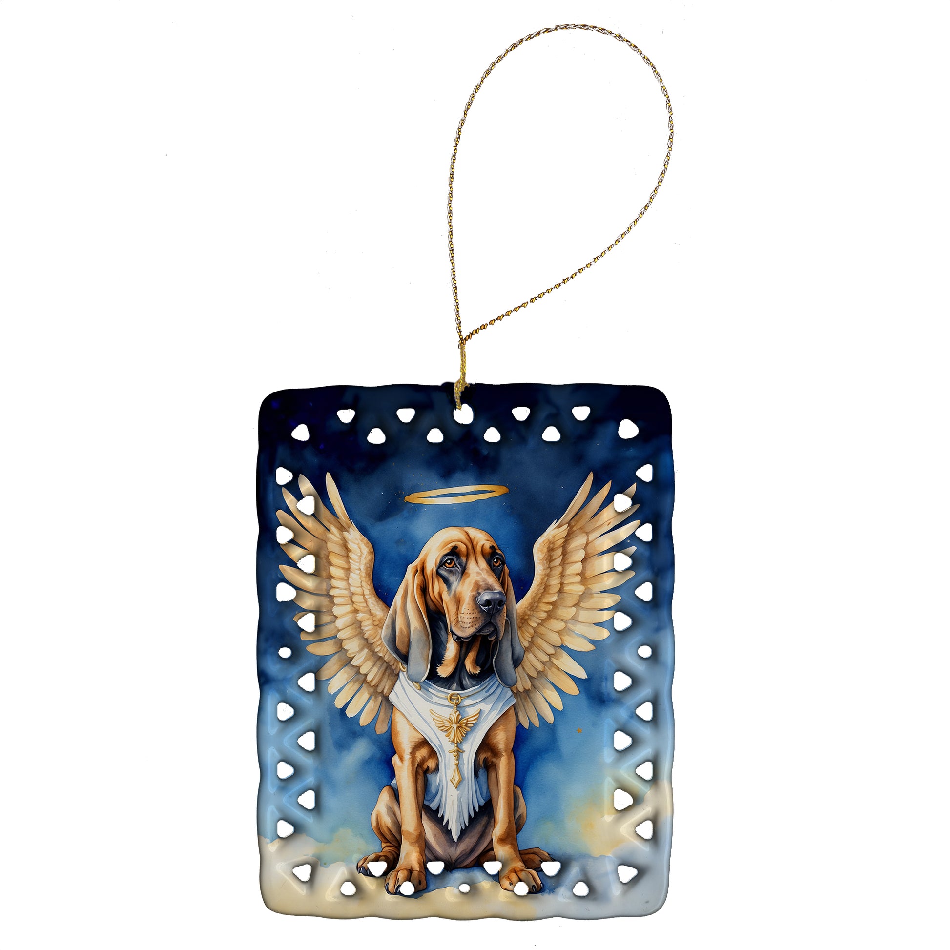 Buy this Bloodhound My Angel Porcelain Ornament