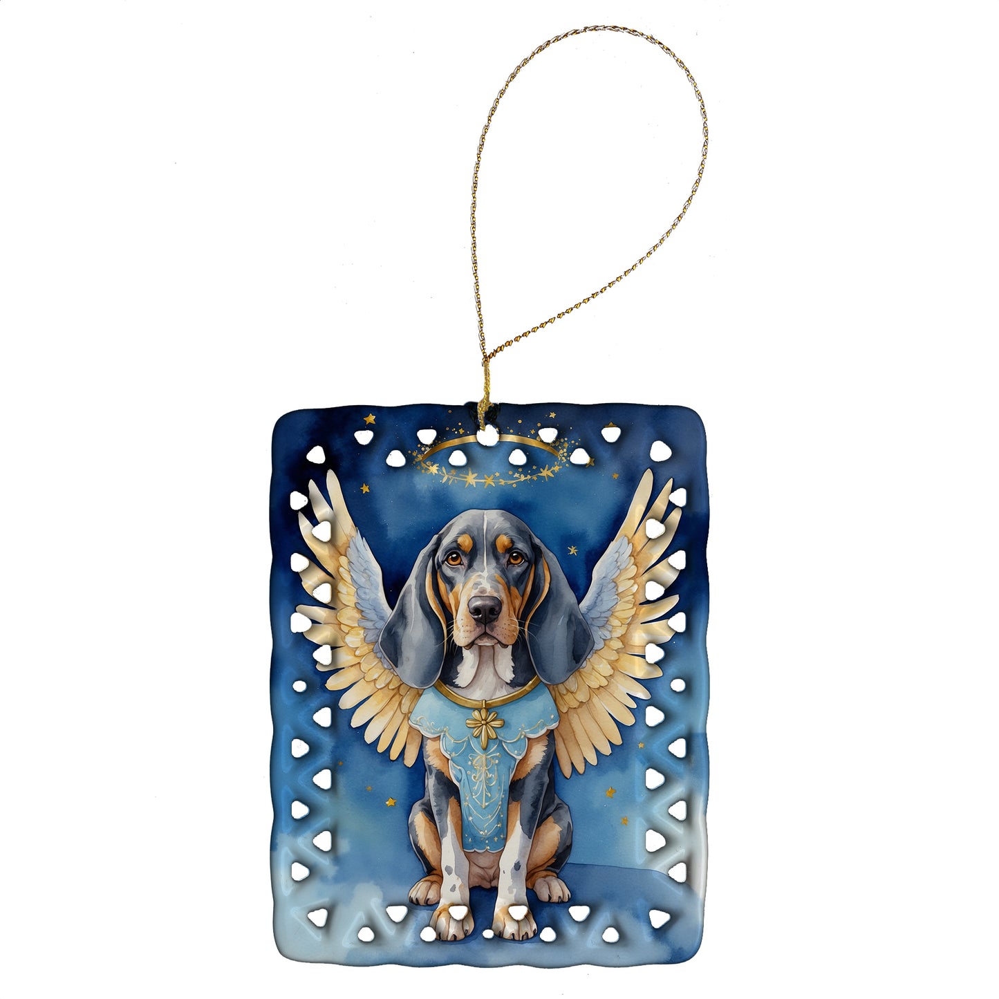 Buy this Bluetick Coonhound My Angel Porcelain Ornament