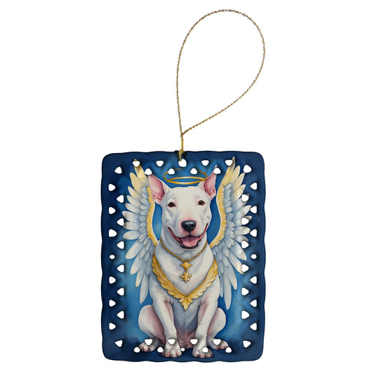 Buy this Bull Terrier My Angel Porcelain Ornament