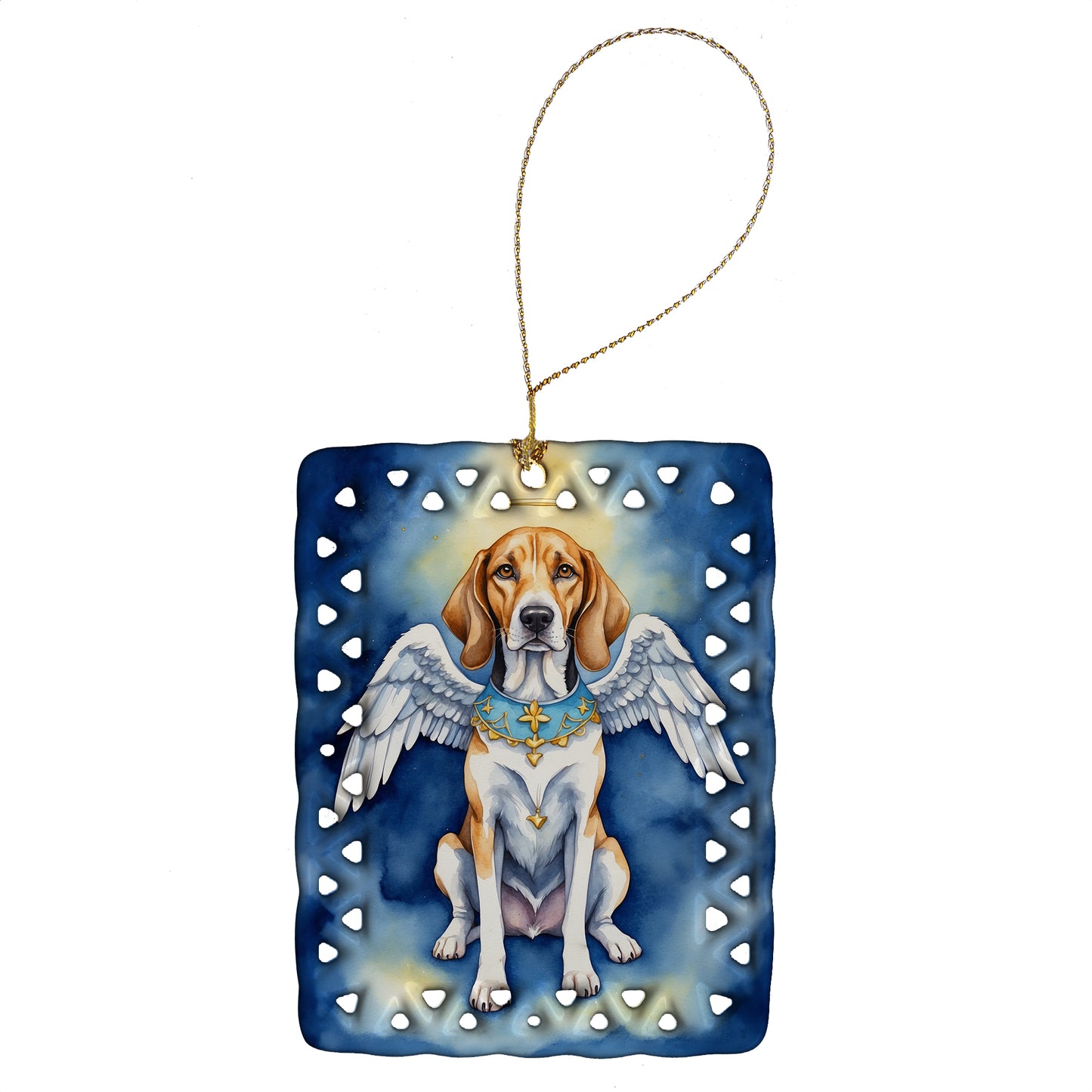 Buy this English Foxhound My Angel Porcelain Ornament