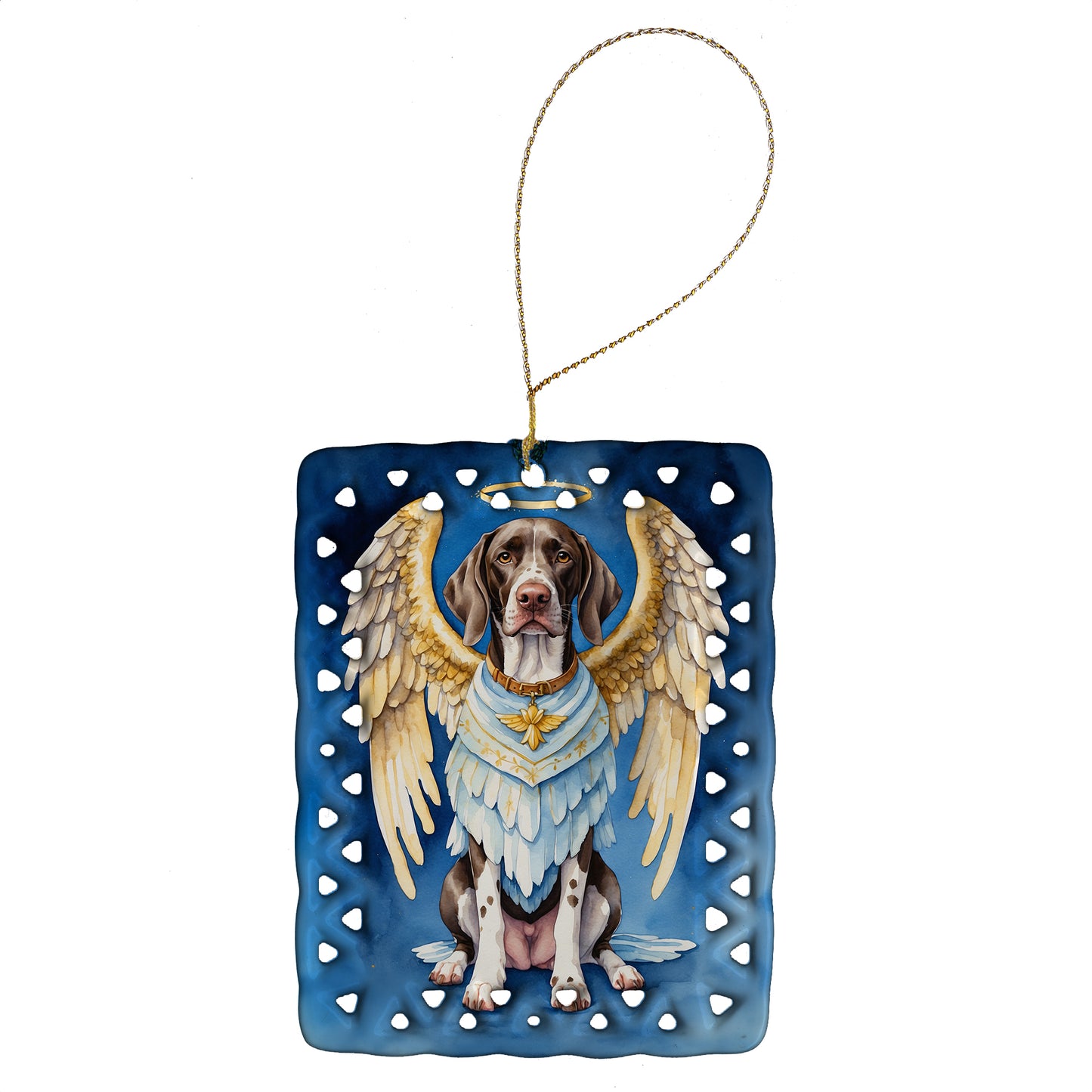 Buy this German Shorthaired Pointer My Angel Porcelain Ornament