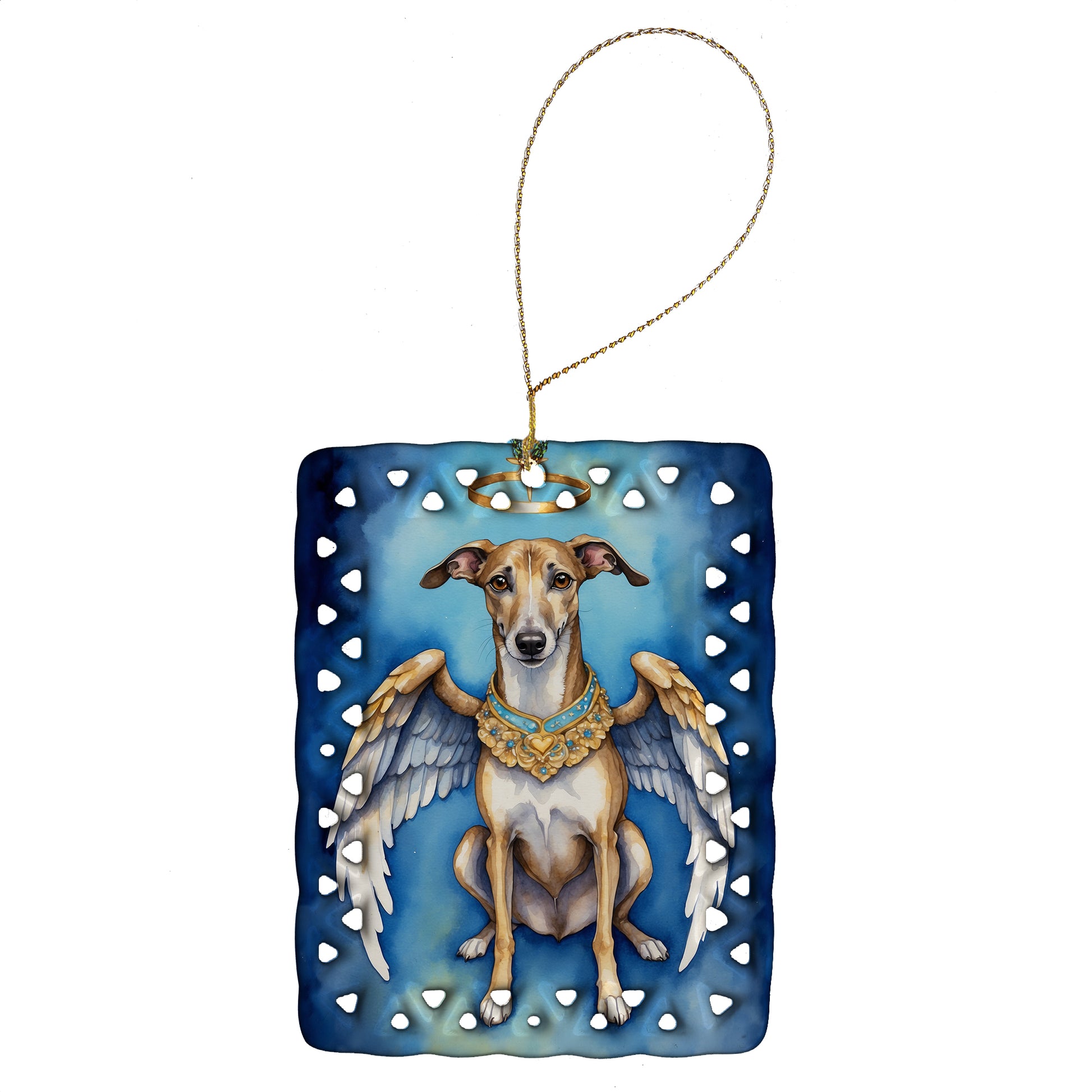 Buy this Greyhound My Angel Porcelain Ornament