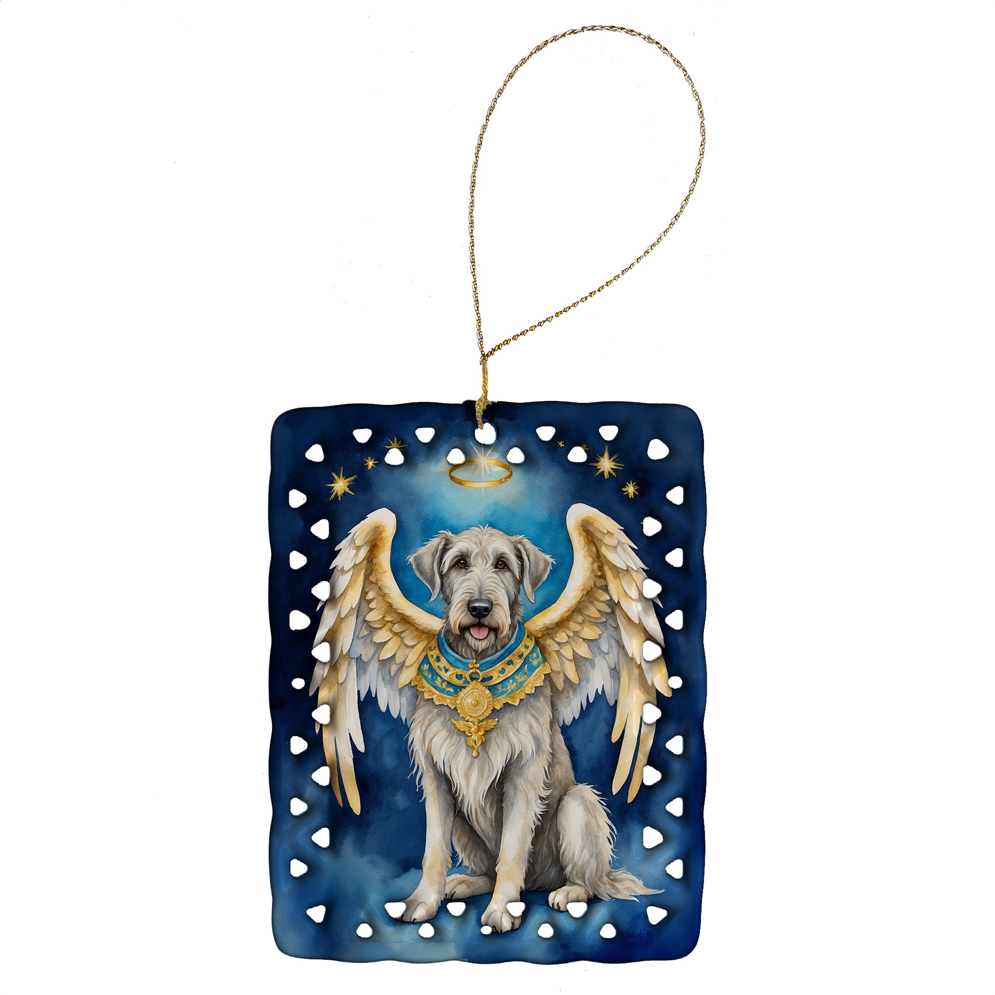 Buy this Irish Wolfhound My Angel Porcelain Ornament