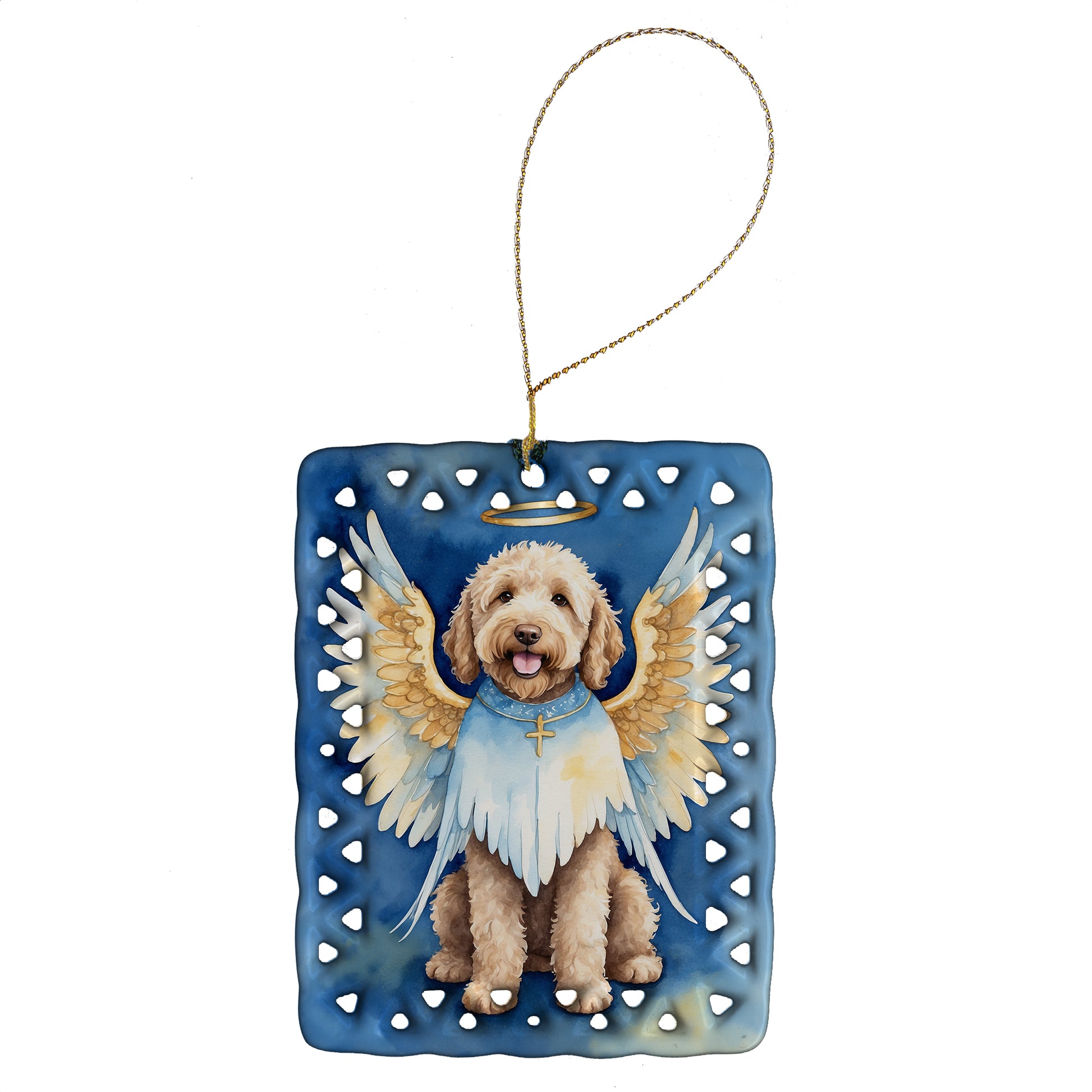 Buy this Labradoodle My Angel Porcelain Ornament