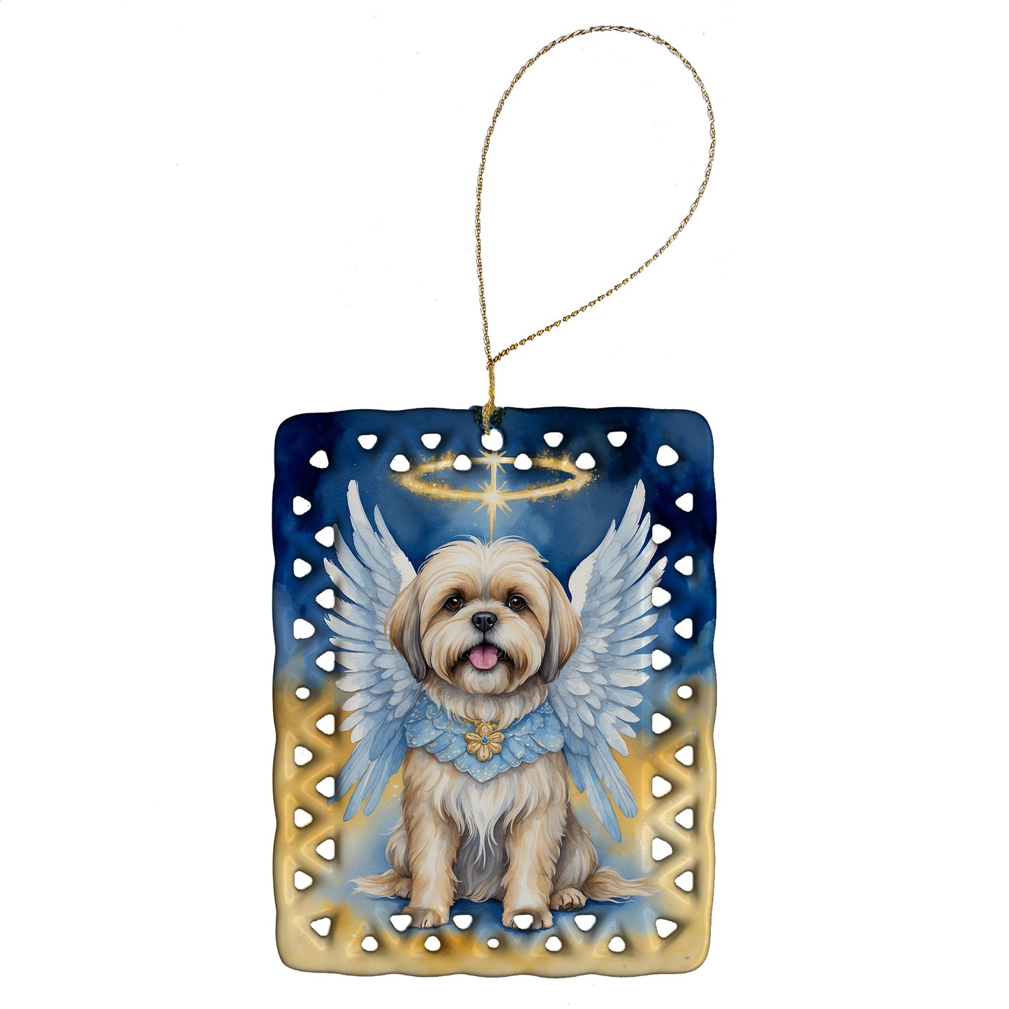 Buy this Lhasa Apso My Angel Porcelain Ornament