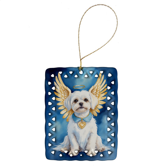 Buy this Maltese My Angel Porcelain Ornament