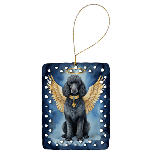 Buy this Black Poodle My Angel Porcelain Ornament