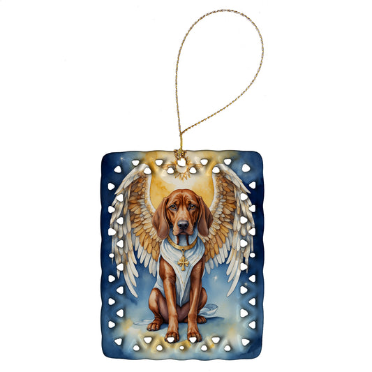 Buy this Redbone Coonhound My Angel Porcelain Ornament