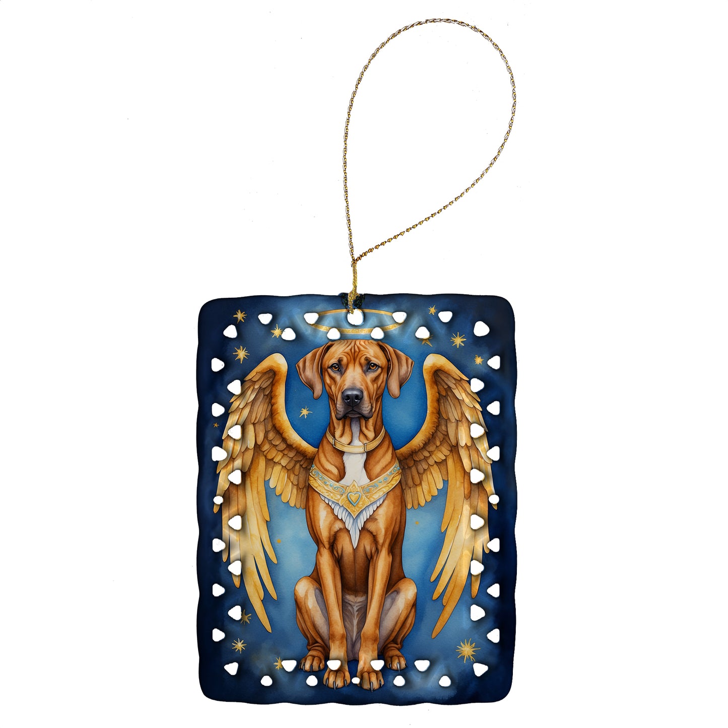 Buy this Rhodesian Ridgeback My Angel Porcelain Ornament