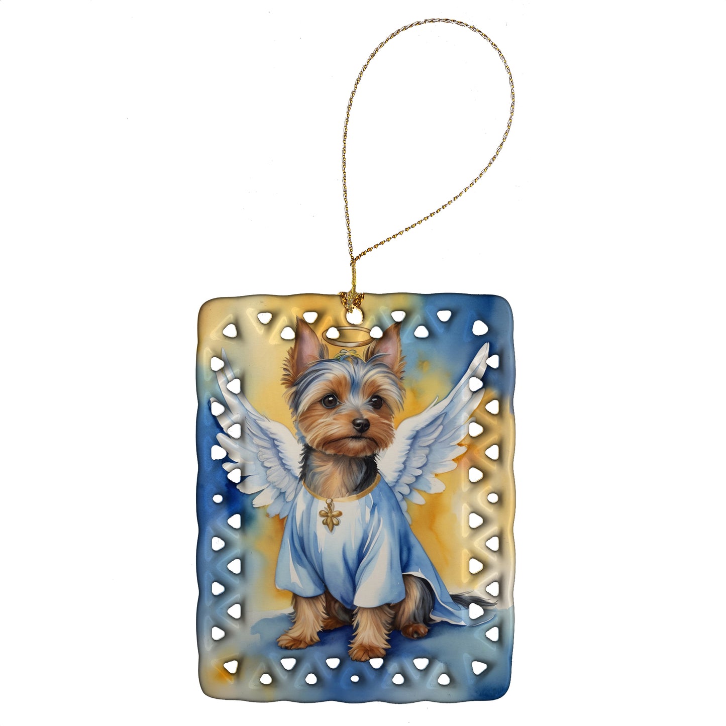 Buy this Silky Terrier My Angel Porcelain Ornament