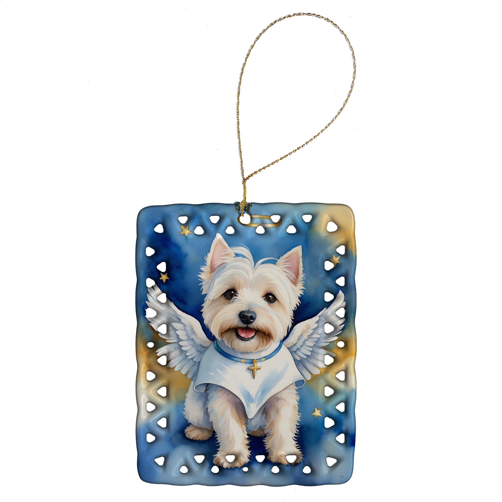 Buy this Westie My Angel Porcelain Ornament