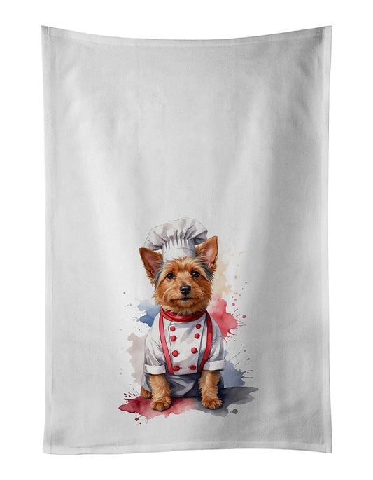 Buy this Australian Terrier Chef Kitchen Towel Set of 2