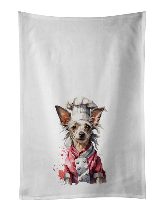 Buy this Chinese Crested Chef Kitchen Towel Set of 2