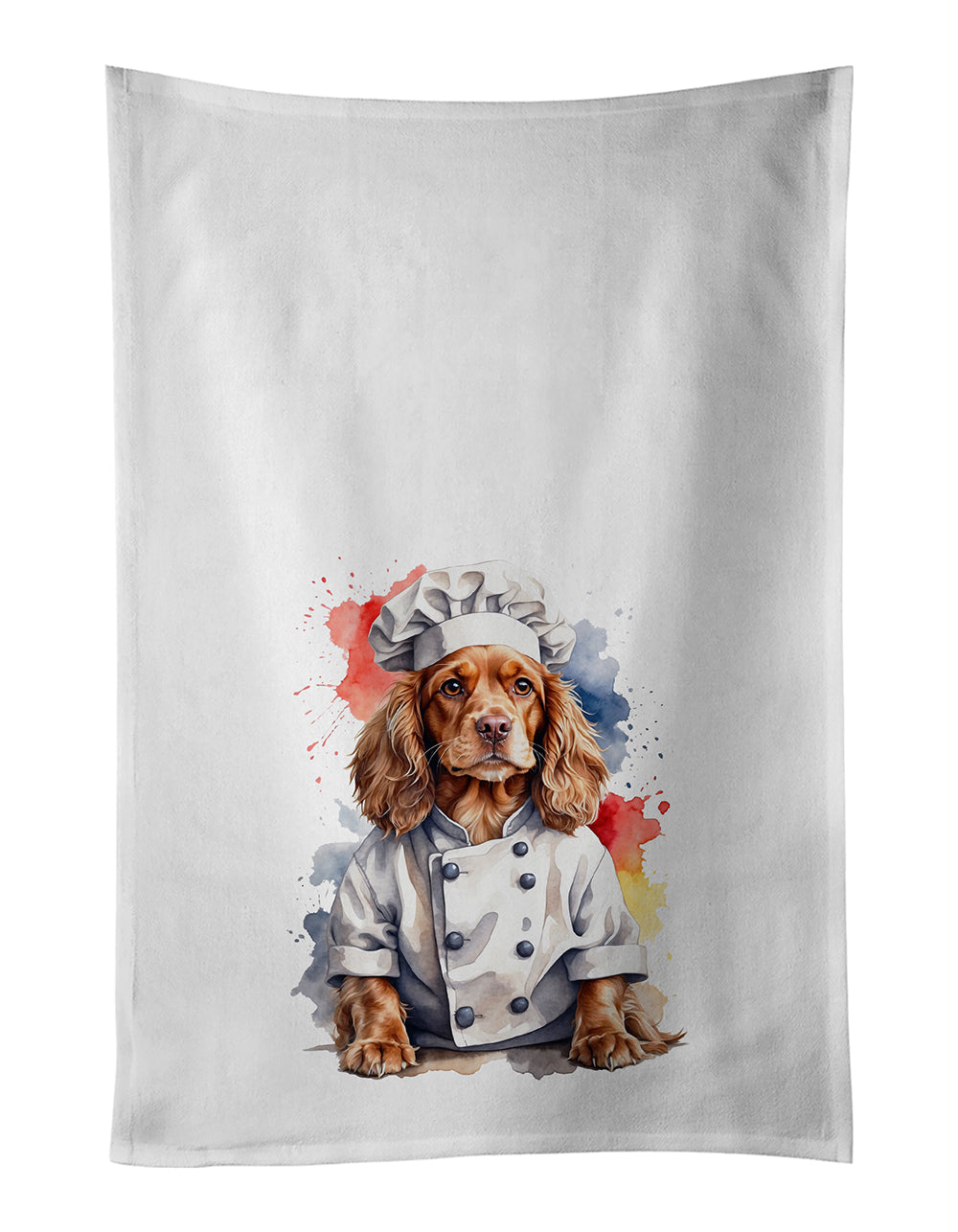 Buy this Cocker Spaniel Chef Kitchen Towel Set of 2