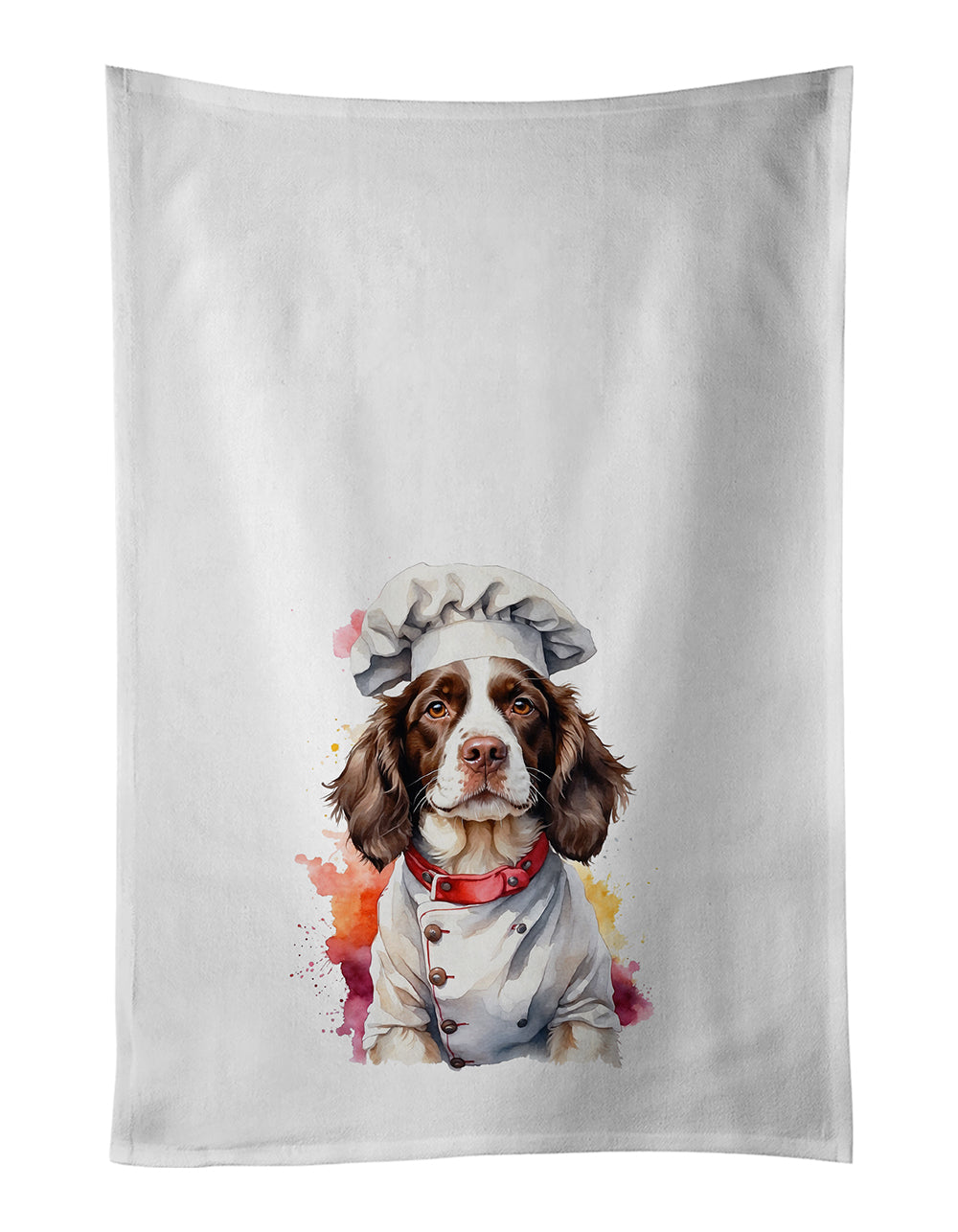 Buy this English Springer Spaniel Chef Kitchen Towel Set of 2