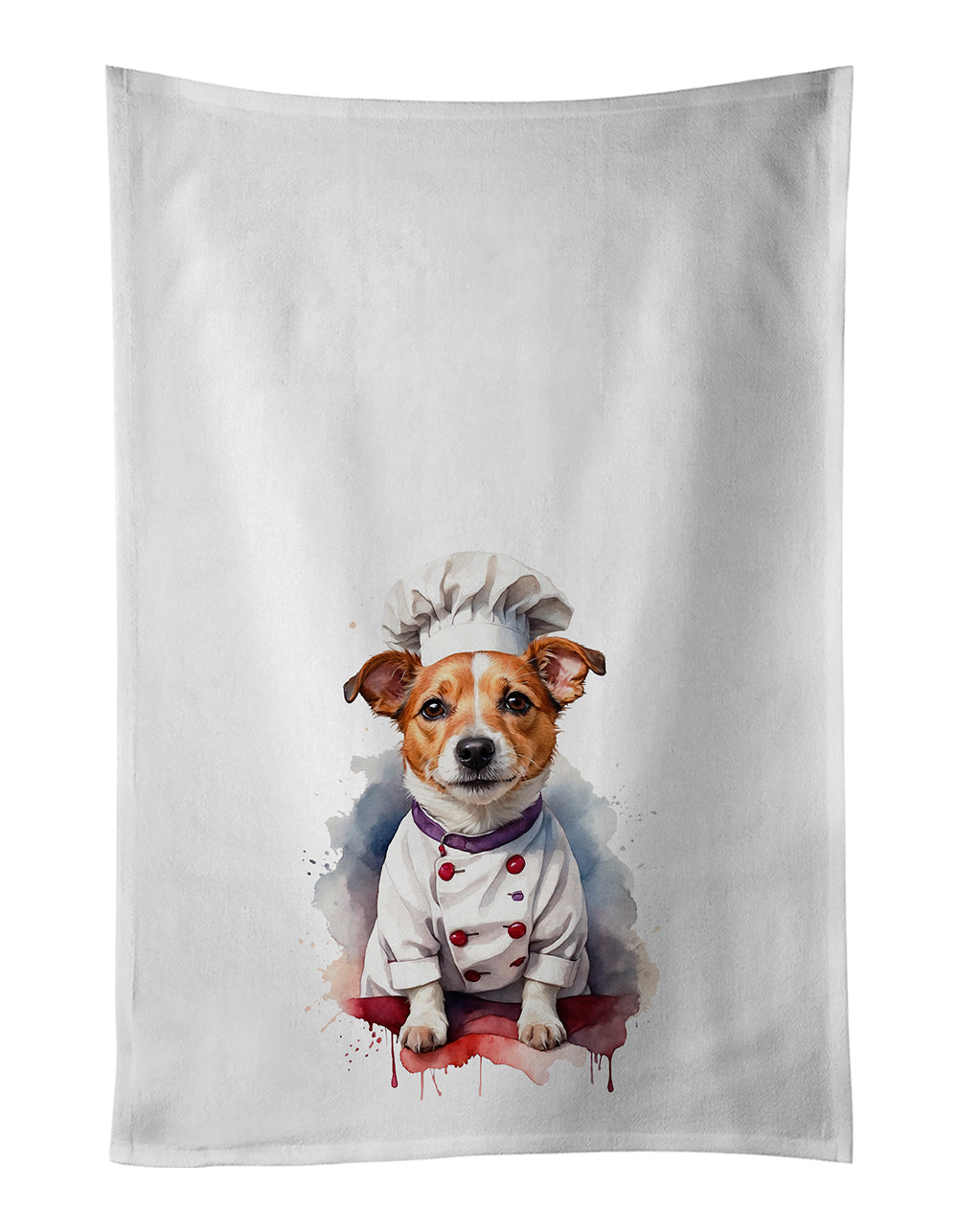 Buy this Jack Russell Terrier Chef Kitchen Towel Set of 2