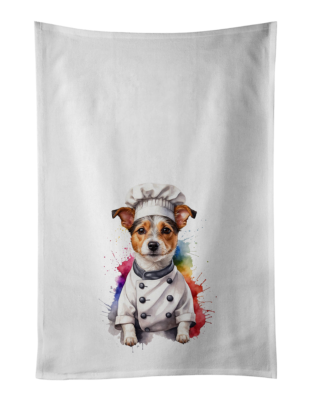 Buy this Jack Russell Terrier Chef Kitchen Towel Set of 2