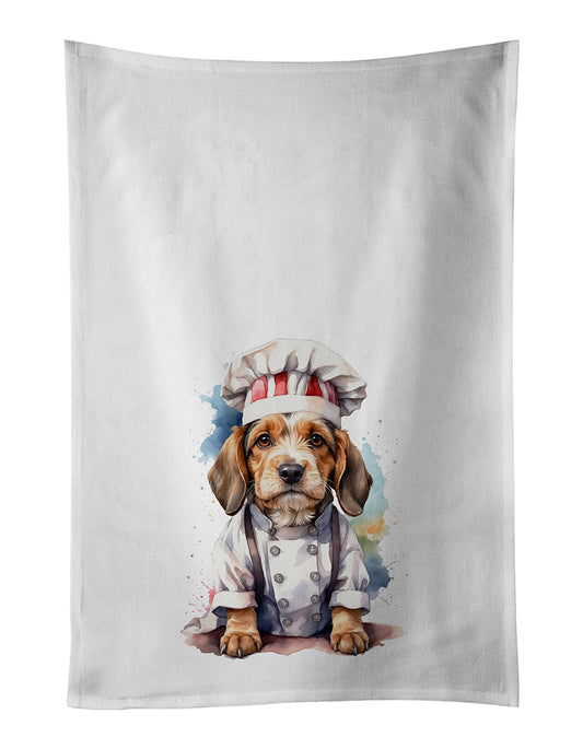 Buy this Petit Basset Griffon Vendeen Chef Kitchen Towel Set of 2