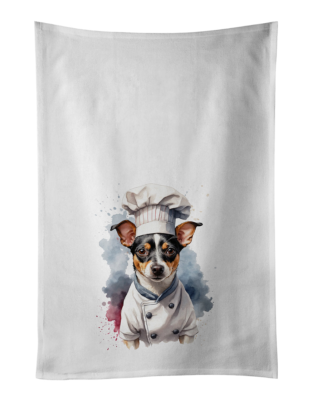 Buy this Rat Terrier Chef Kitchen Towel Set of 2