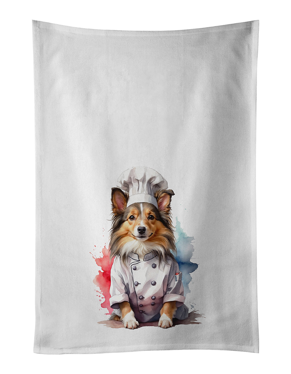 Buy this Sheltie Chef Kitchen Towel Set of 2