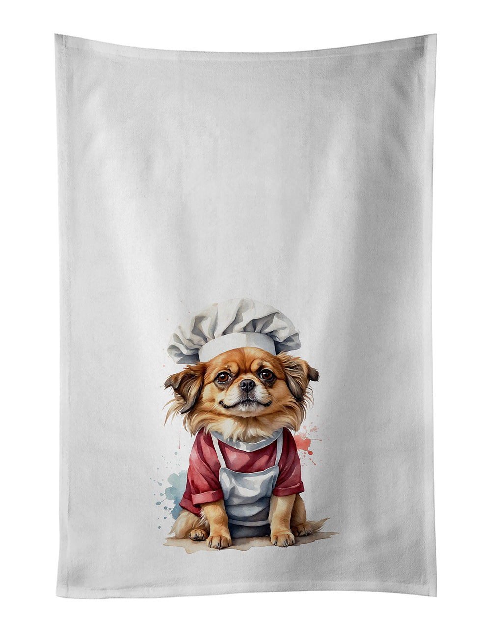 Buy this Tibetan Spaniel Chef Kitchen Towel Set of 2