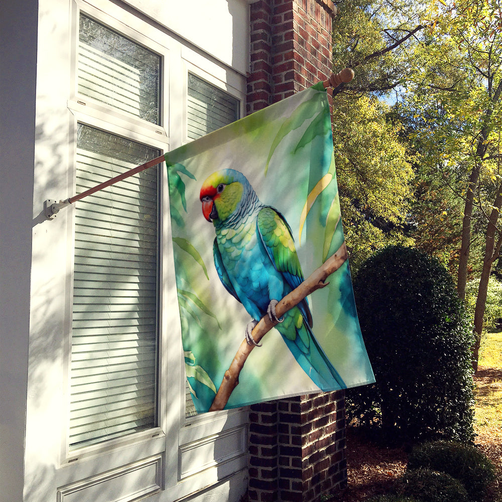 African Ringneck Parrot House Flag