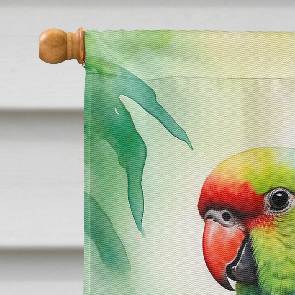 African Ringneck Parrot House Flag