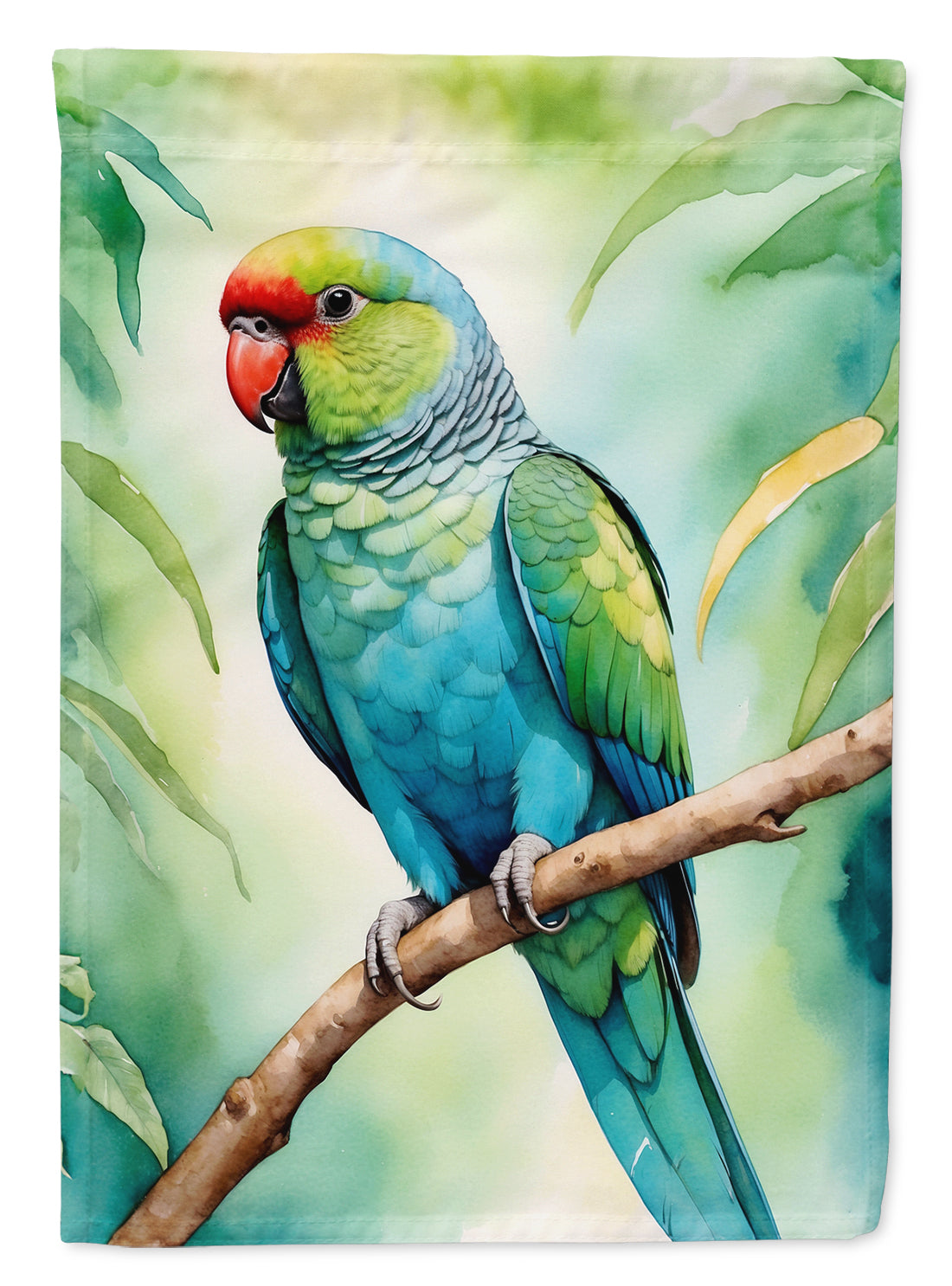 Buy this African Ringneck Parrot Garden Flag